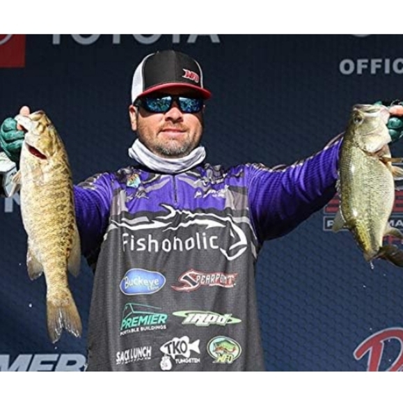 Pro Series Polarized Fishing Sunglasses Rubber Accents UV400 Protection Matte - Picture 6 of 8